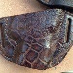 Hill Country Leather - alligator exotic leather bikini holster 1