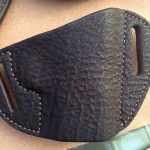 Hill Country Leather - rhino bikini exotic leather holster 1