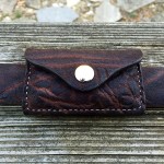 Hill Country Leather - elephant exotic leather bullet pouch with belt