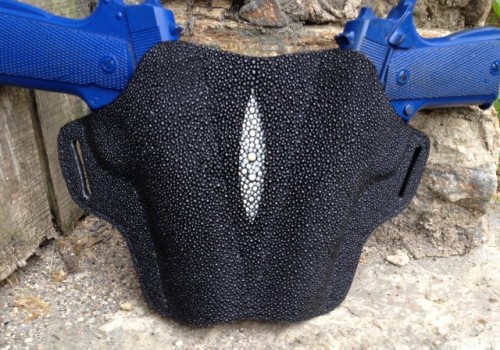 Hill Country Leather - exotic leather face off holster