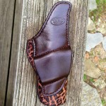 Hill Country Leather - elephant saa exotic leather holster back