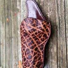 Hill Country Leather - Vintage Peat Elephant Single Action Army Concealed Carry Holster