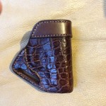 Hill Country Leather - alligator small of back exotic leather holster 3