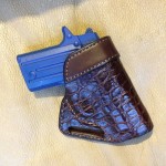 Hill Country Leather - alligator small of back exotic leather holster 2