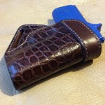 Hill Country Leather - alligator small of back exotic leather holster 1