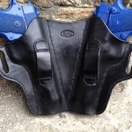 Hill Country Leather - exotic leather face off holster back